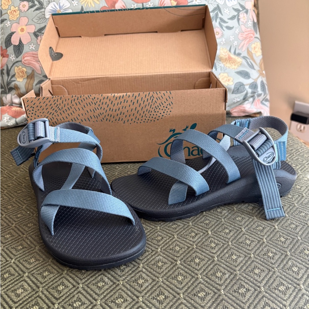 Chaco: Banded Z Cloud Sandals (Women’s Size 5, New, Blue/Black)